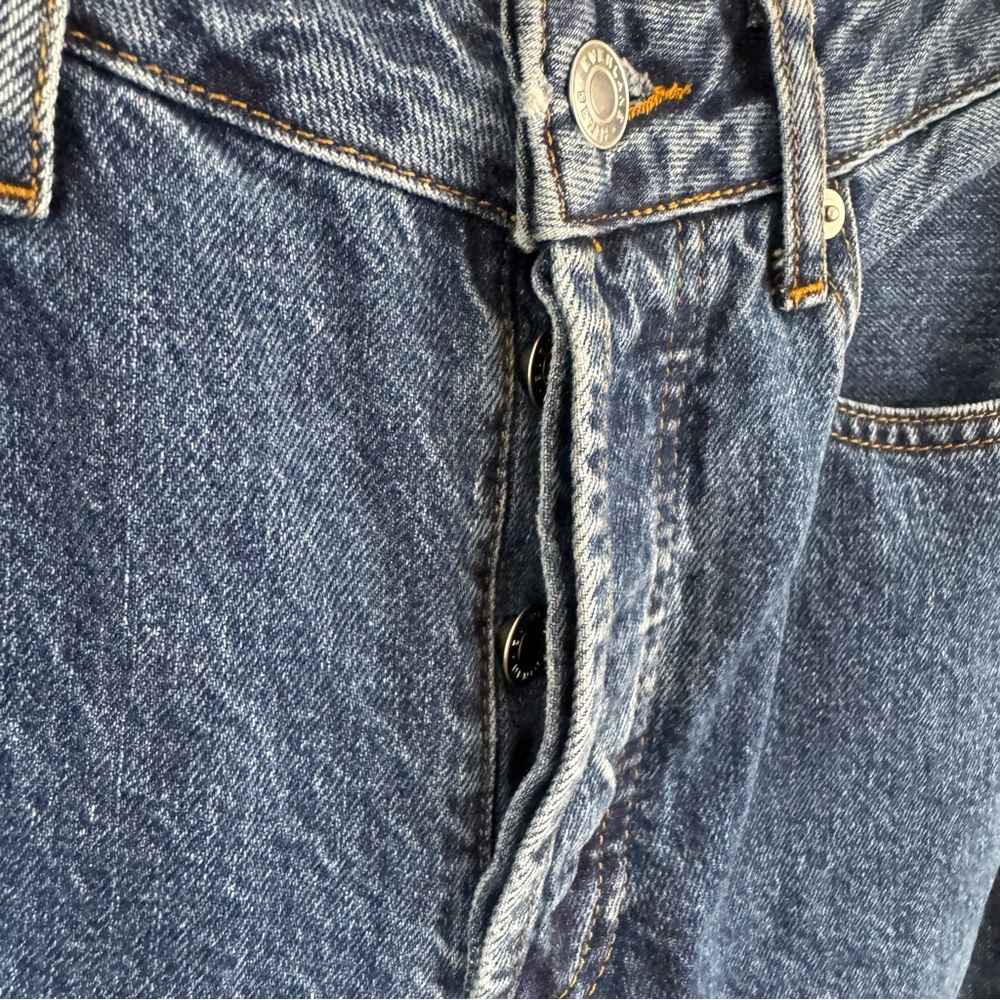 Everlane The Curvy 90's Cheeky Straight Leg Blue Jeans High Rise Size 27 X 28 - Picture 6 of 14